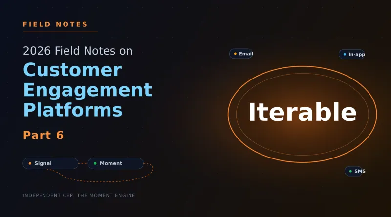 2026 Field Notes on Customer Engagement Platforms — Part 6: Iterable