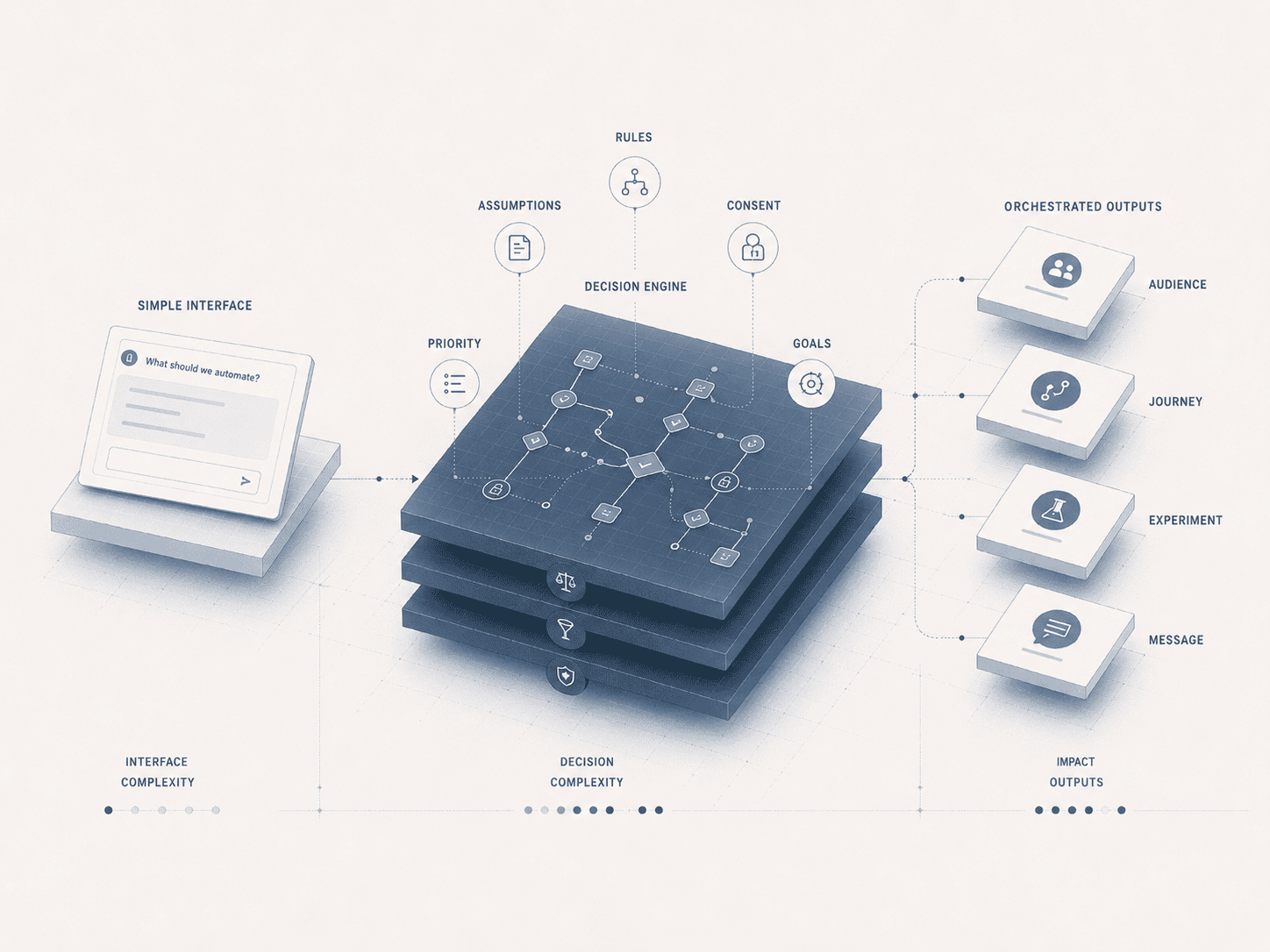 From interface complexity to decision complexity