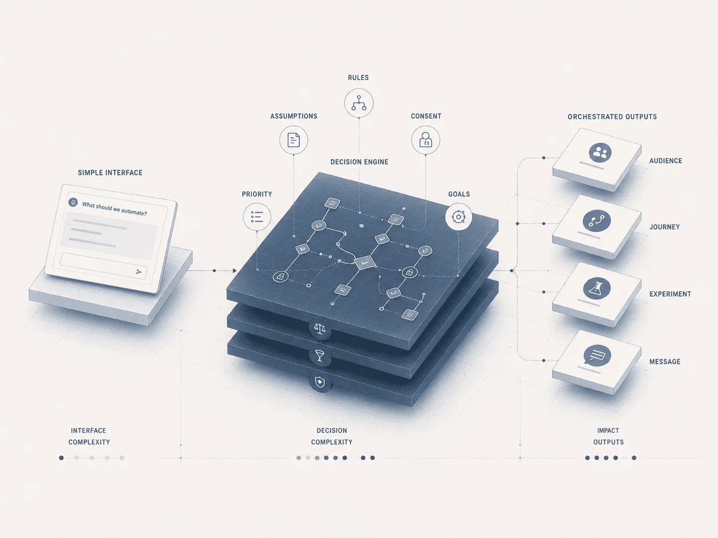 From interface complexity to decision complexity