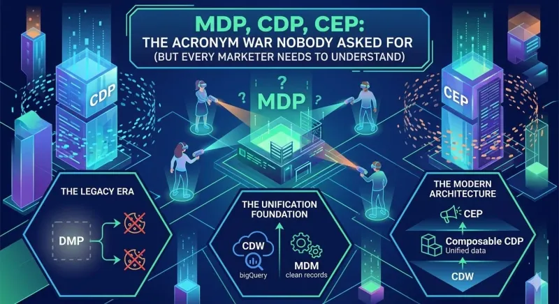 MDP, CDP, CEP: The Acronym War Nobody Asked For (But Every Marketer Needs to Understand)